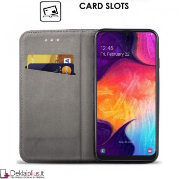 Telone atverčiamas dėklas - auksinės spalvos (Samsung Galaxy A16/A16 5G) Telone atverčiamas dėklas - auksinės spalvos (Samsung Galaxy A16/A16 5G)